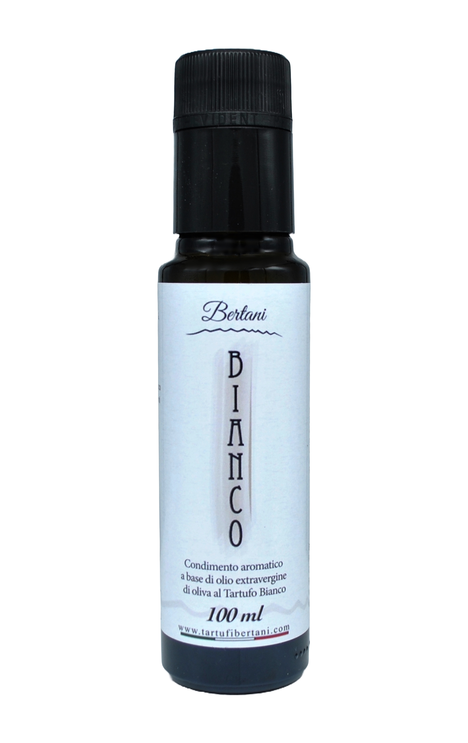Condimento a base di olio extravergine d'oliva aromatizzato al tartufo bianco